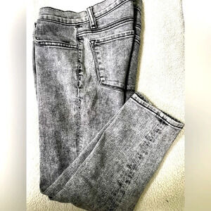 J Brand 25 black acid wash skinny jeans. “punk style” VGC five pockets.